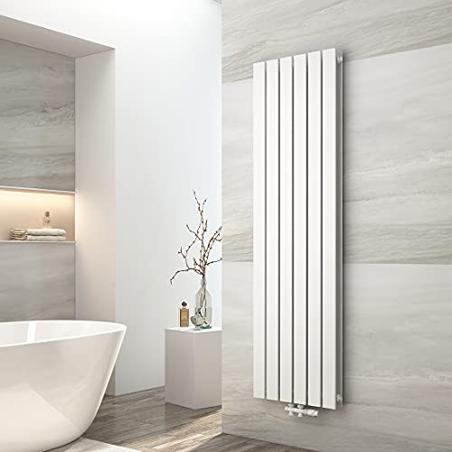 EMKE Heizkörper Vertikal 1600x460mm, Flachheizkörper 1490 Watt, Weiß - Effiziente Wärmeableitung und Robustheit nach EN442 Standard - Preisvergleich