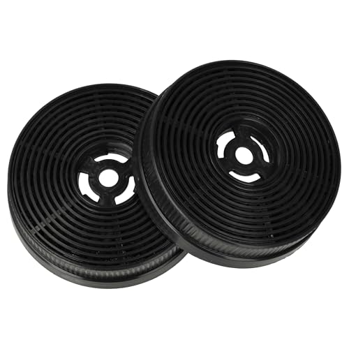 vhbw 2x Aktivkohlefilter Ersatz für Respekta MIZ 0060 K113 für Dunstabzugshaube in schwarz