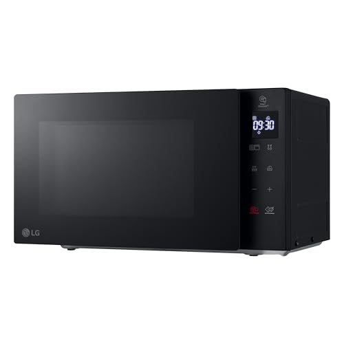 LG MH6032GAS Mikrowelle mit Smart Inverter Technologie, 20 Liter Kapazität, 1050 W, antibakterielle EasyClean-Beschichtung, schwarz