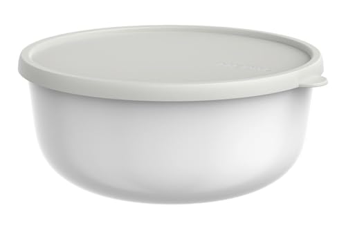 Mepal Lumina Aufbewahrungsbox 3000 ml - White, Mikrowellengeschirr für Kühlschrank, Gefrierschrank, Dampfgarer & Mikrowelle