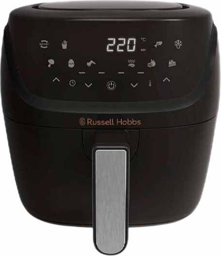 Russell Hobbs RH27160 Heißluftfritteuse, 4 Liter, 1350 Watt, digitale Touchscreen-Bedienung, schwarz