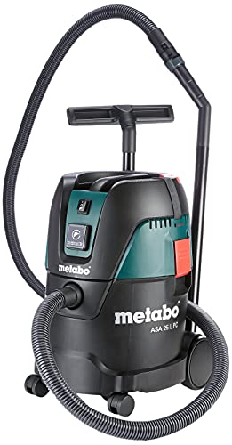 Metabo Allessauger / Nass Trockensauger mit Steckdose ASA 25 L PC (602014000) Industriesauger mit starker Saugleistung, 7.5m Kabel, inkl. Düsen-Set