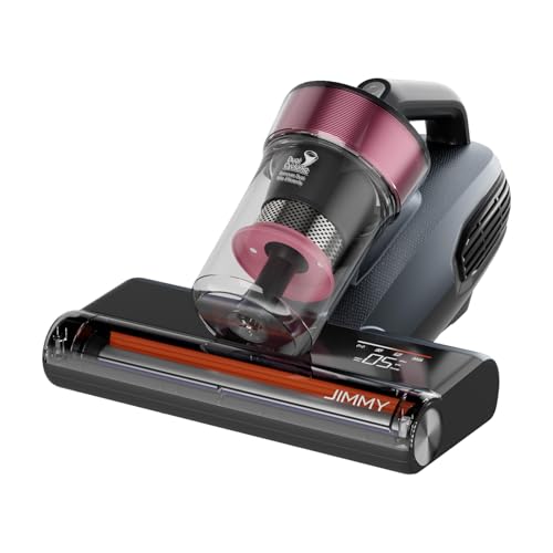 Jimmy BX8 Milbensauger für Matratzen, UV-Licht & 65℃ Heißluft, Staubsensor, Negativ-Ionen-Luftreinigung, LED-Bildschirm, 15 kPa Saugkraft, für Bett, Sofas und Teppiche