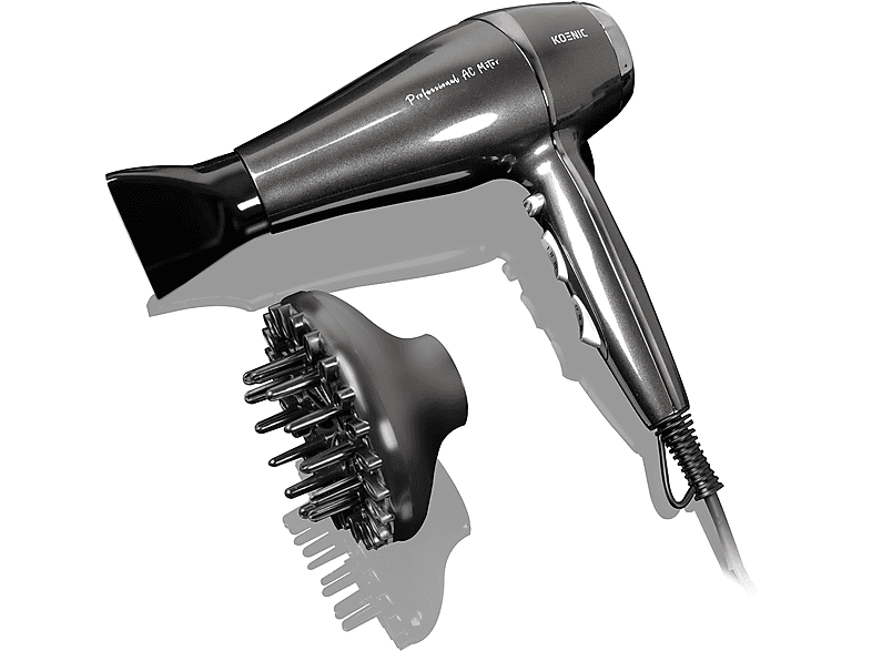 KOENIC KHD 2224 AC Haartrockner, 2200 Watt, anthrazit