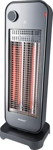 Steba CH 2 ECO, Carbon-Heizgerät mit 450 W und 900 W, energieeffizient und leise mit Kippschutz, ideal für Balkon und Terrasse