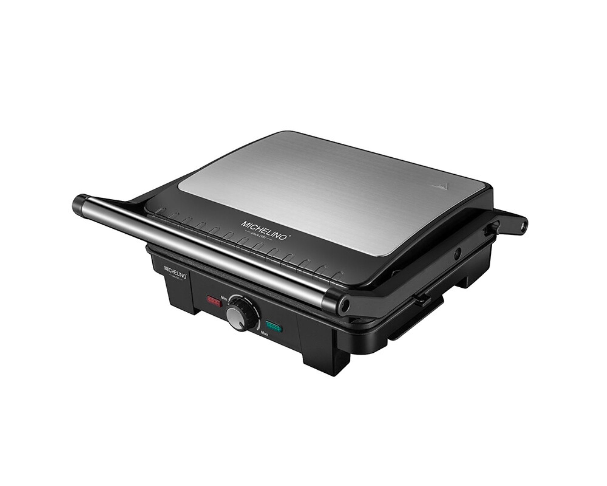 Michelino Kontaktgrill 2200W mit zwei Grillplatten - Multigrill Antihaftbeschichtet