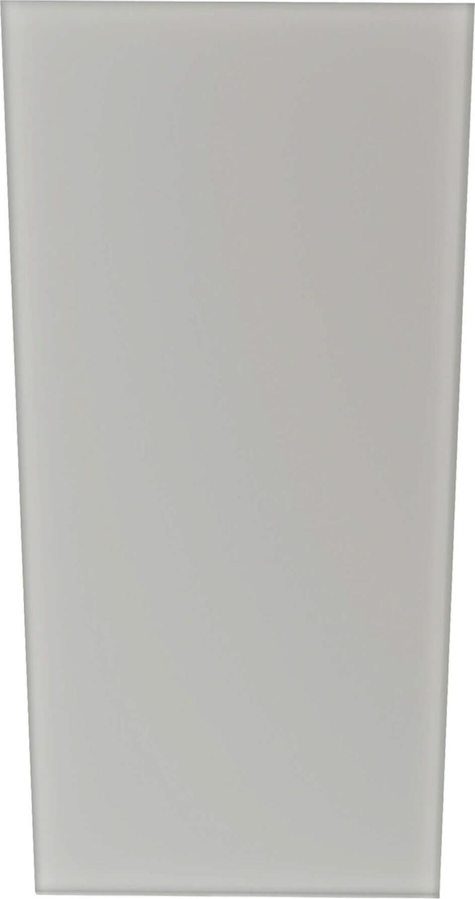 Fenix ECOSUN Platinum Grey, Infrarotheizung 500 Watt mit Glasoberfläche, 120 x 40 x 3,9 cm, für Bad, Wohnraum und Schlafzimmer