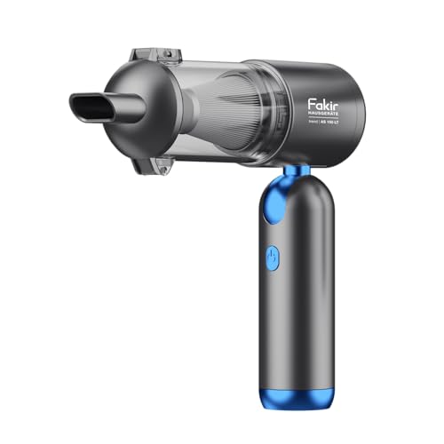 Fakir AS150LT Handstaubsauger Beutellos, 120 W, 35 min Laufzeit mit EPA 12-Filter, blau/grau