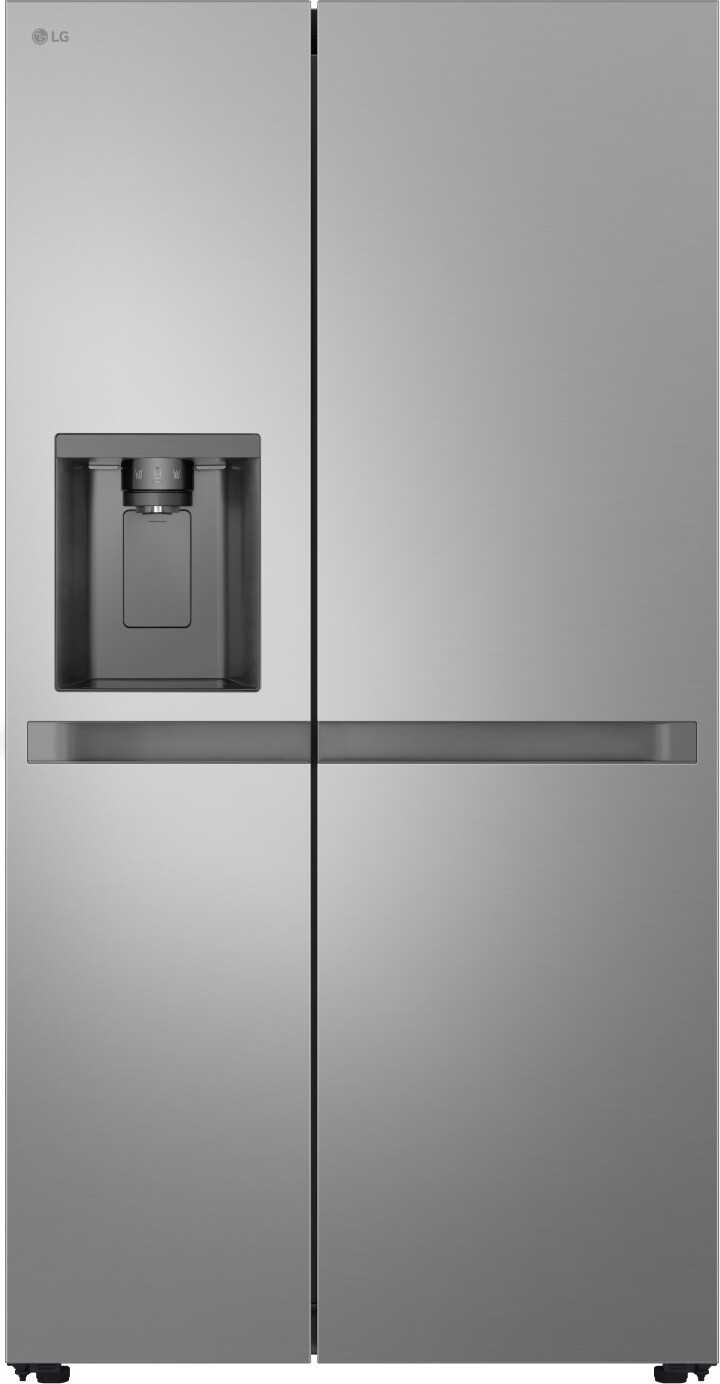 LG GSLC40PYPE, Side-by-Side Kühlkombination mit 638 l Nutzinhalt, Total NoFrost und MultiAirflow, Silber