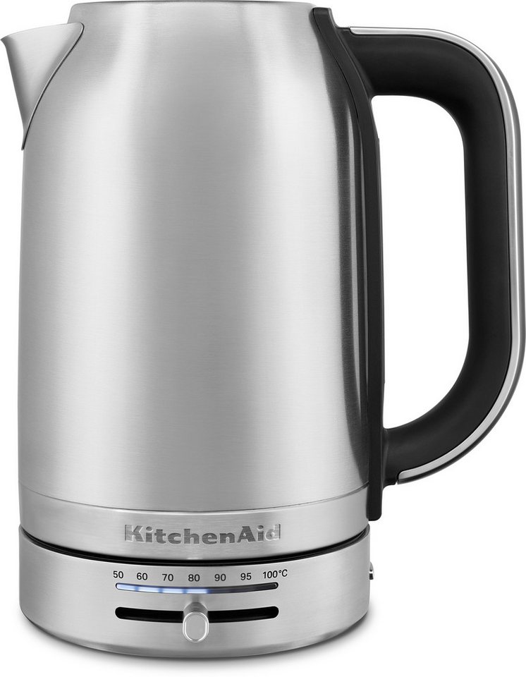 KitchenAid Wasserkocher 5KEK1701ESX Edelstahl, 1,7 l, 2400 W, variable Temperatur