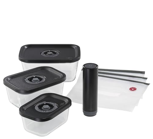 Küchenprofi EASYFRESH Vakuum Set | 7-teilig | Borosilikatglas, hochwertiger Kunststoff | Zubereitung und Aufbewahrung