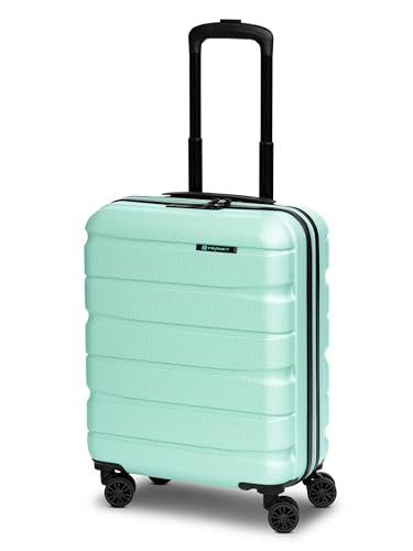 Franky Munich 4.0 Handgepäck Koffer | Hartschalen Trolley mit 4 Rollen, TSA-Zahlenschloss, Arretierbarer Griff, Kreuzpackgurt und Wäschefach | 40 cm x 20 cm x 53 cm - 2.6kg