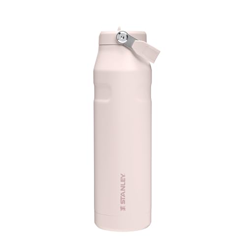 Stanley Flip Straw 2.0 Trinkflasche 0.7L - Auslaufsicher, BPA-frei, Kühlt 12 Stunden und hält 3 Tage eisgekühlt - Spülmaschinenfest, Rose Quartz