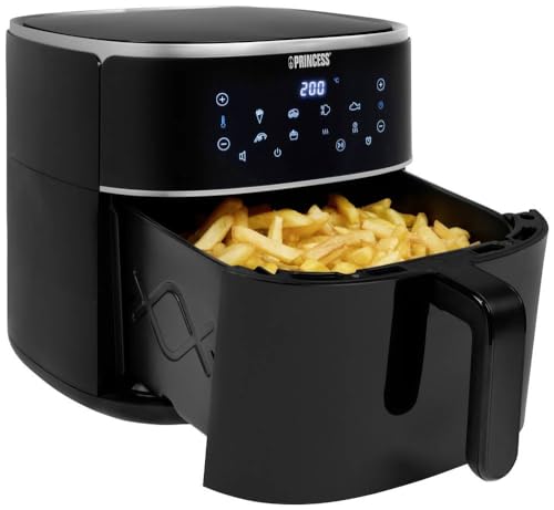 Princess 01.182254.01.001 Airfryer 1800 W Antihaftbeschichtung, Heißluftfunktion, Timerfunktion, Einstellbare Temperatur, Mit