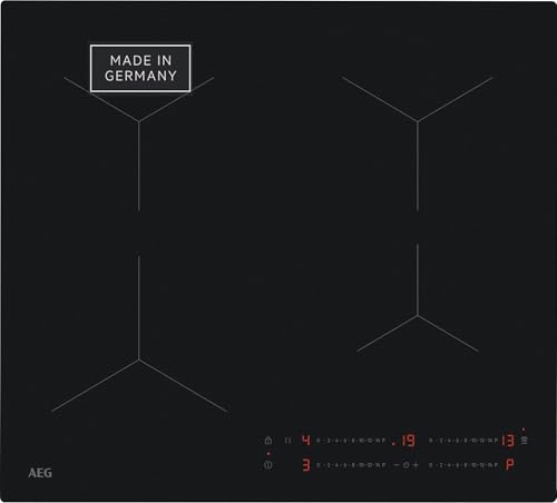AEG Induktionskochfeld TO64IA0AIT, Autark 60 cm, 4 Flex-Kochzonen, Kratzresistente SaphirMattSE-Oberfläche, Powerfunktion, Timer, Touch-Bedienung, Rahmenlos, HOB2HOOD kompatibel
