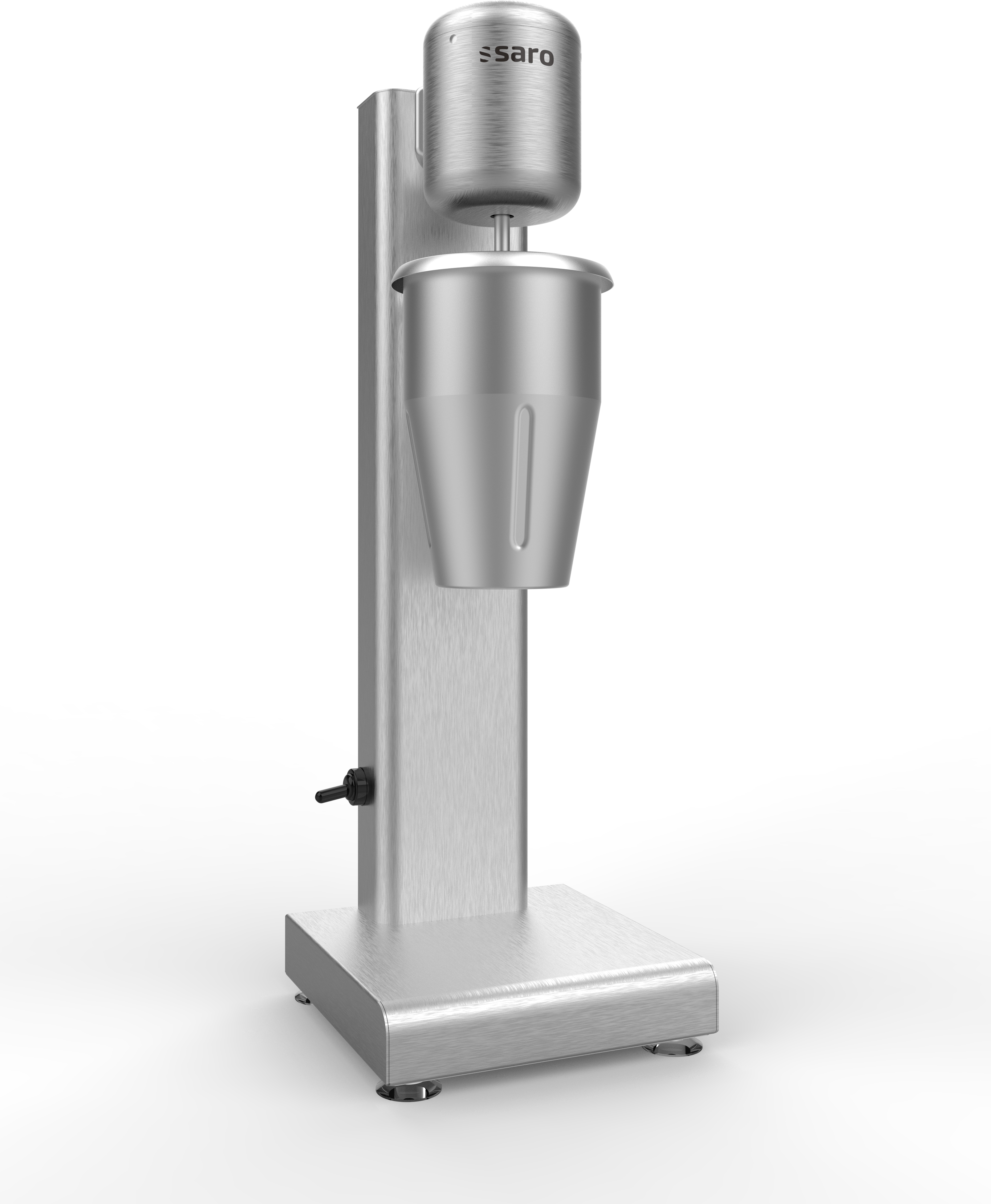 SARO Milchshaker SOTUS 1, Edelstahl, 0,75 Liter Becher, rutschfeste Füße, kompakte Bauweise