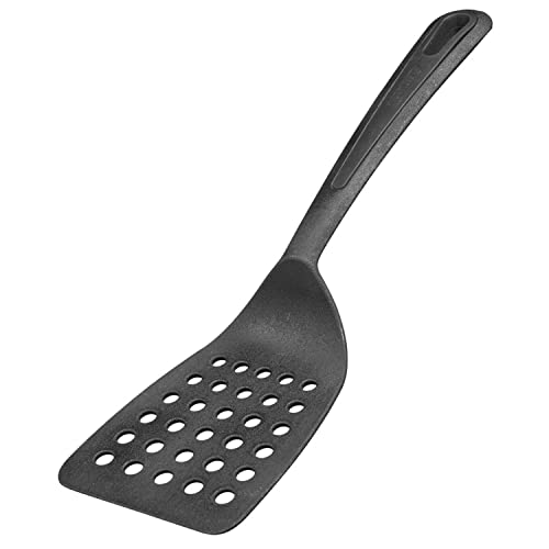 Westmark Pfannenwender, Breite Auflagefläche und speziell abgeflachte Kante, Kunststoff, Gentle, Schwarz, 28372270