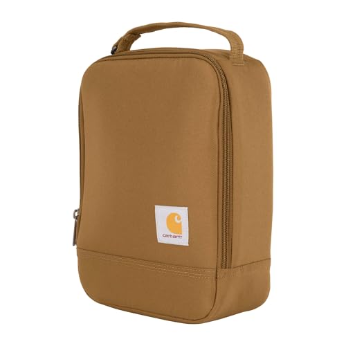 Carhartt Isolierter Lunch-Kühler, vollständig isoliert mit 8+ Stunden Kühlung, wasserabweisend, Carhartt Brown