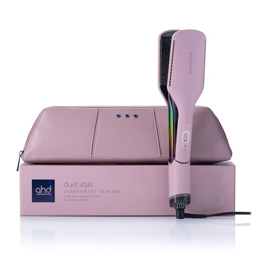 ghd duet style Hot Air Styler, 2-in-1 Glätteisen in transcendent pink mit Air-Fusion™ Technologie, inklusive Hitzeschutz-Etui