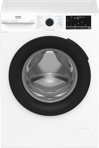Beko BM3WFU4841N freistehende Waschmaschine, 8 kg, EnergySpin, IronFast, Hygiene+, Coldwash, Weiß