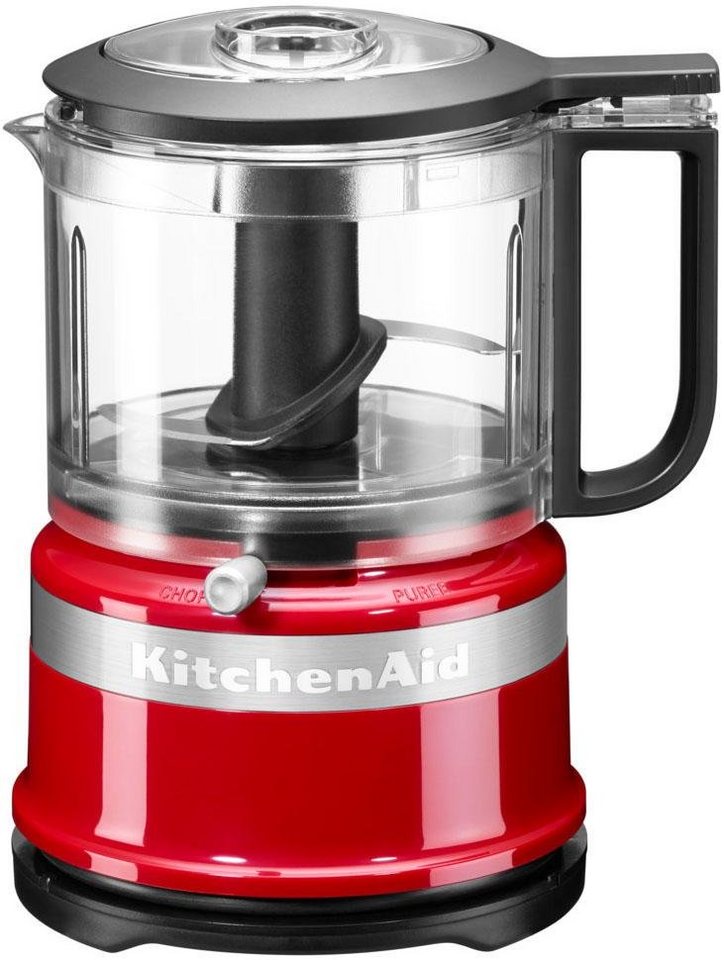 KitchenAid Zerkleinerer 5KFC3516EER, kompakter Universalzerkleinerer in Empire Rot, 240 W