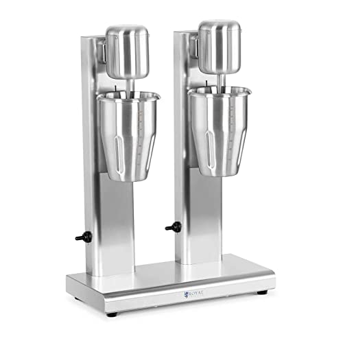 Royal Catering RCPMS-160S Milchshaker doppelt 2 x 1 l 15.000 U/min Edelstahl Standmixer Hochleistungsmixer - Preisvergleich