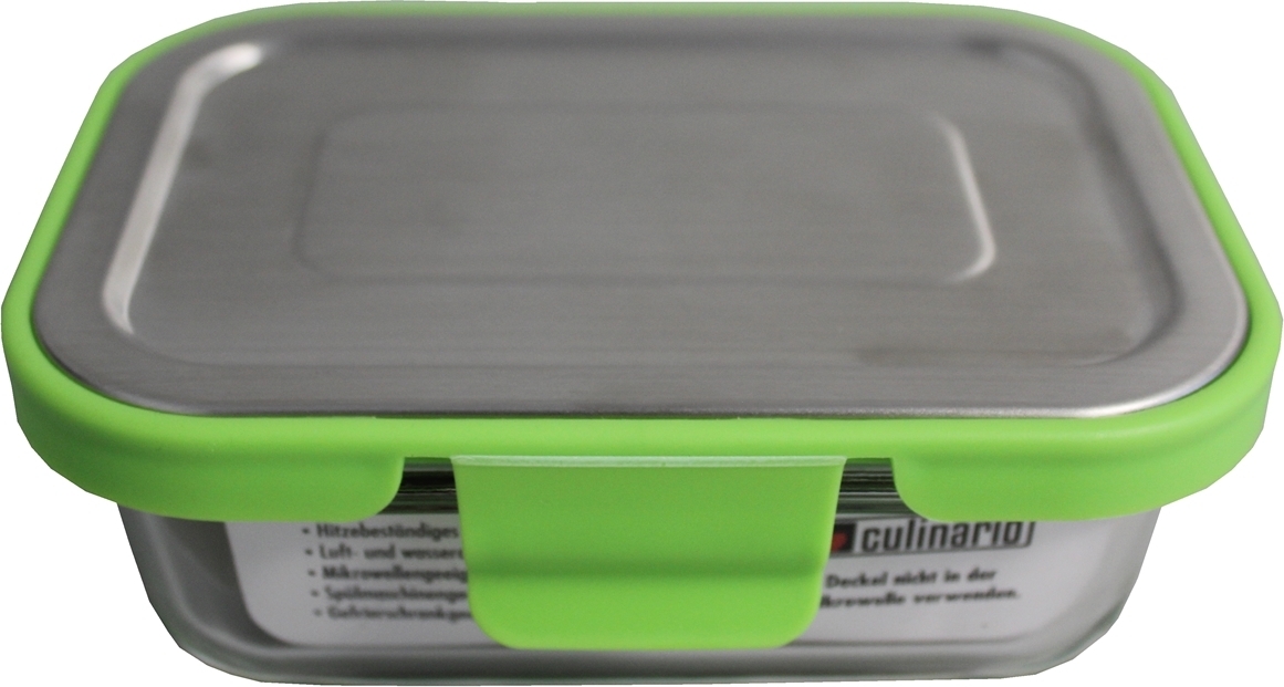 neuetischkultur Frischhaltedose 370 ml Glas mit Kunststoffdeckel - hitzebeständiges Borosilikatglas, dicht schließender Deckel, 370 ml, transparent