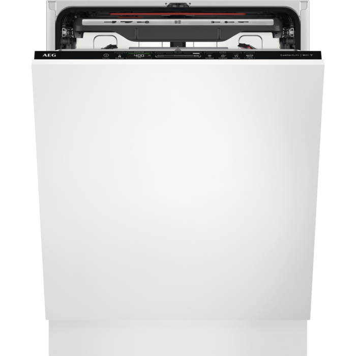 AEG FSE96808P Einbau-Geschirrspüler, vollintegriert 60 cm mit ComfortLift®, QuickSelect und BeamOnFloor
