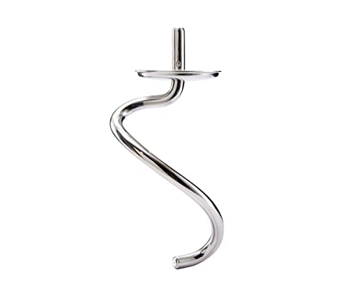 Kenwood Küchengeräte Knethaken aus Edelstahl KAT72.000SS, Zubehör für Kenwood Küchengeräte Küchenmaschinen, Rührhaken passend für alle Chef XL Küchenmaschinen, Spülmaschinenfest, Edelstahl, Silber