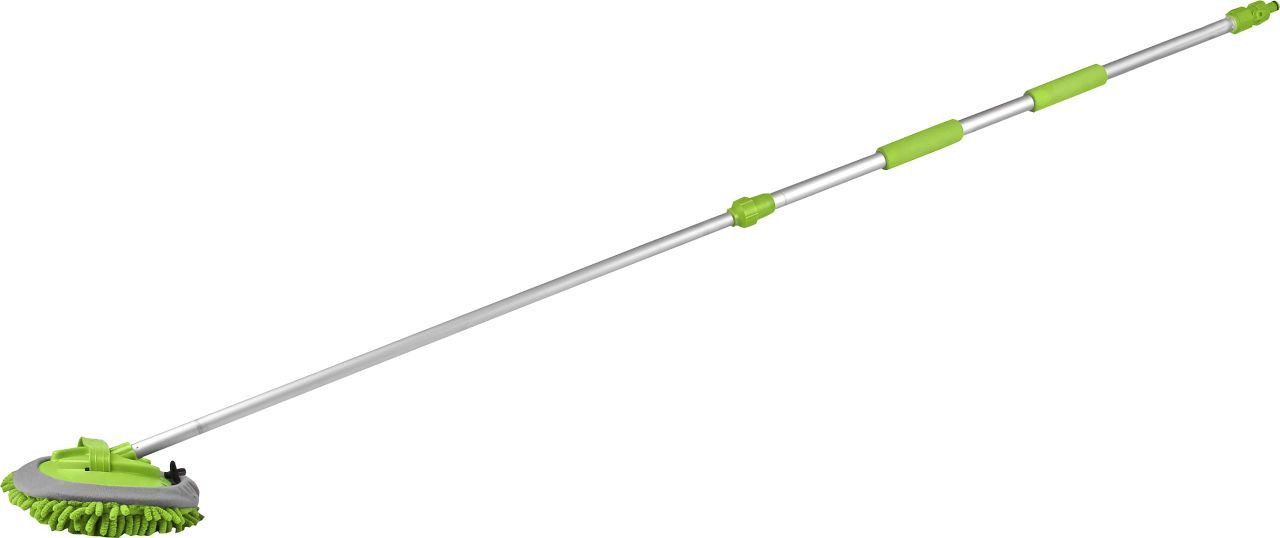 CALIMA Wischmopp Calima Mikrofaser Waschmopp mit Teleskopstange, für schonende Fahrzeugreinigung