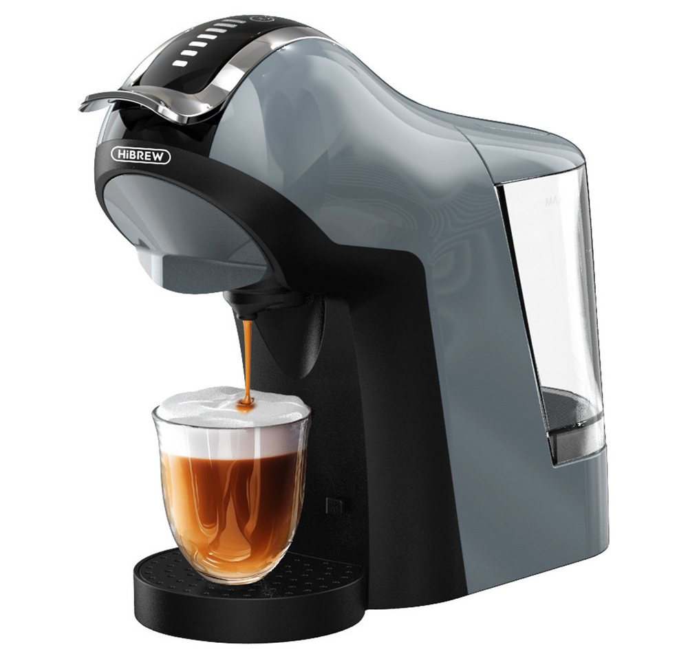HiBREW Kapselmaschine H17, 1l, 20-Bar-Extraktion, 7 Stufen Wassereinstellung, Touch-Control, 4-in-1-Multi-Brewing-System