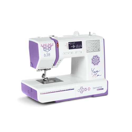 Bernette b38 Yaya Han, Nähmaschine mit 95 Programmen, automatischer Fadenabschneider und einstellbarem Nähfußdruck