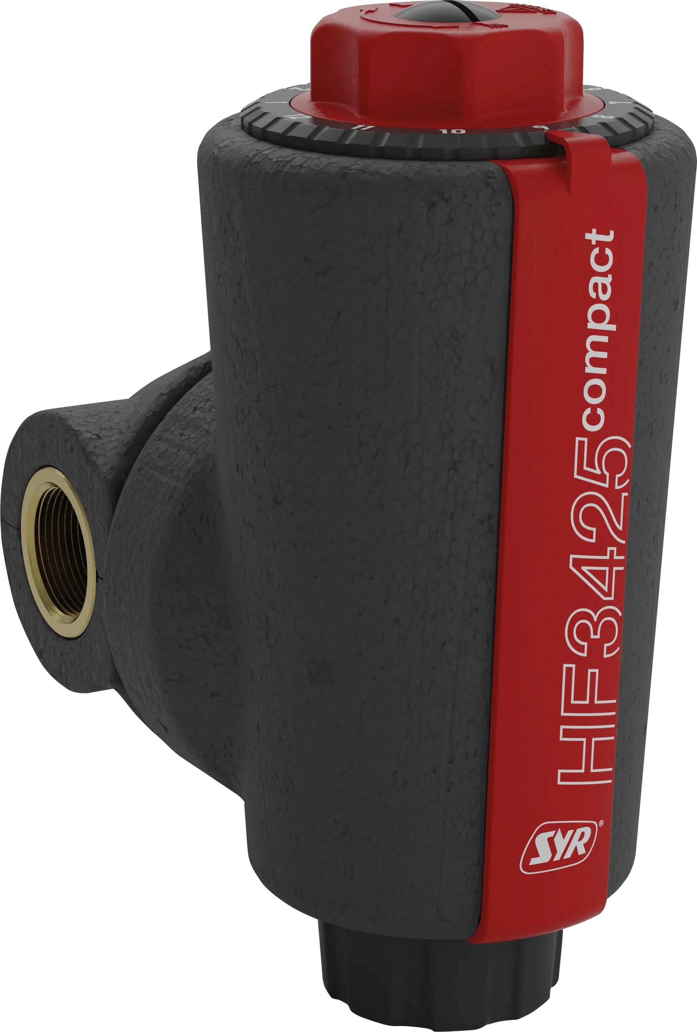 Sasserath SYR Heizungsfilter HF 3425 compact DN 25, Wasserfilter mit Magnetabscheidung zur Entschlammung von geschlossenen Heizungsanlagen