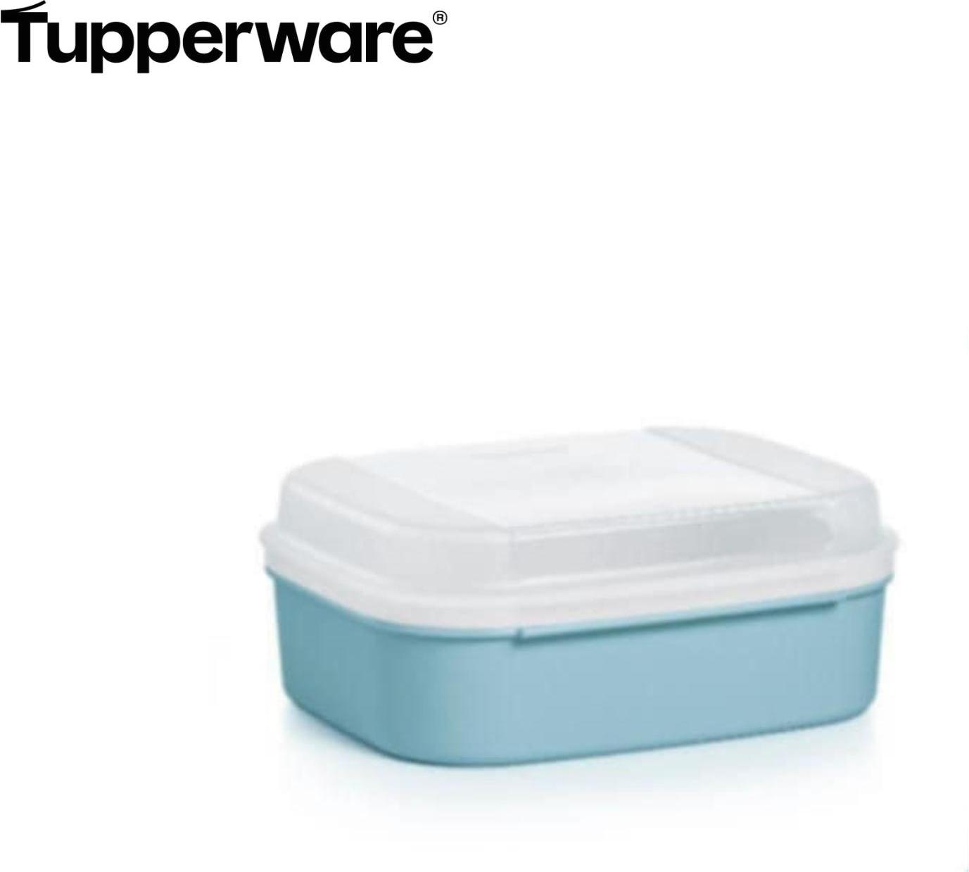 Tupperware Naschkätzchen 1,4 Liter, vielseitige Snack- & Aufbewahrungsbox mit transparentem Deckel und klappbarem Verschluss