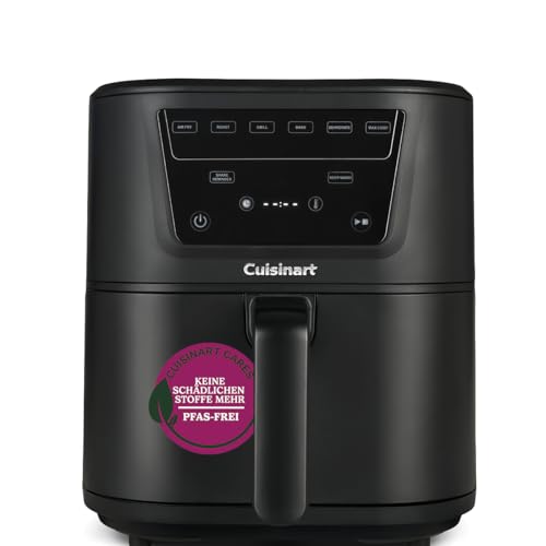 Cuisinart XL 7,6L Heißluftfritteuse 7-in-1, PFAS-frei, spülmaschinenfest, 2000 W, für Frittieren, Braten, Grillen, Backen, Dörren, Max Crisp und Warmhalten