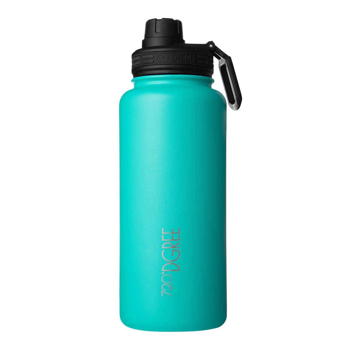 720 DGREE Trinkflasche Edelstahl 530ml Thermo mit gratis Sportdeckel noLimit crystal turquoise