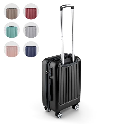 Easy Move Handgepäck Koffer Trolley 54x35x20cm Reisekoffer 4 Rollen 360° drehbar Suitcase