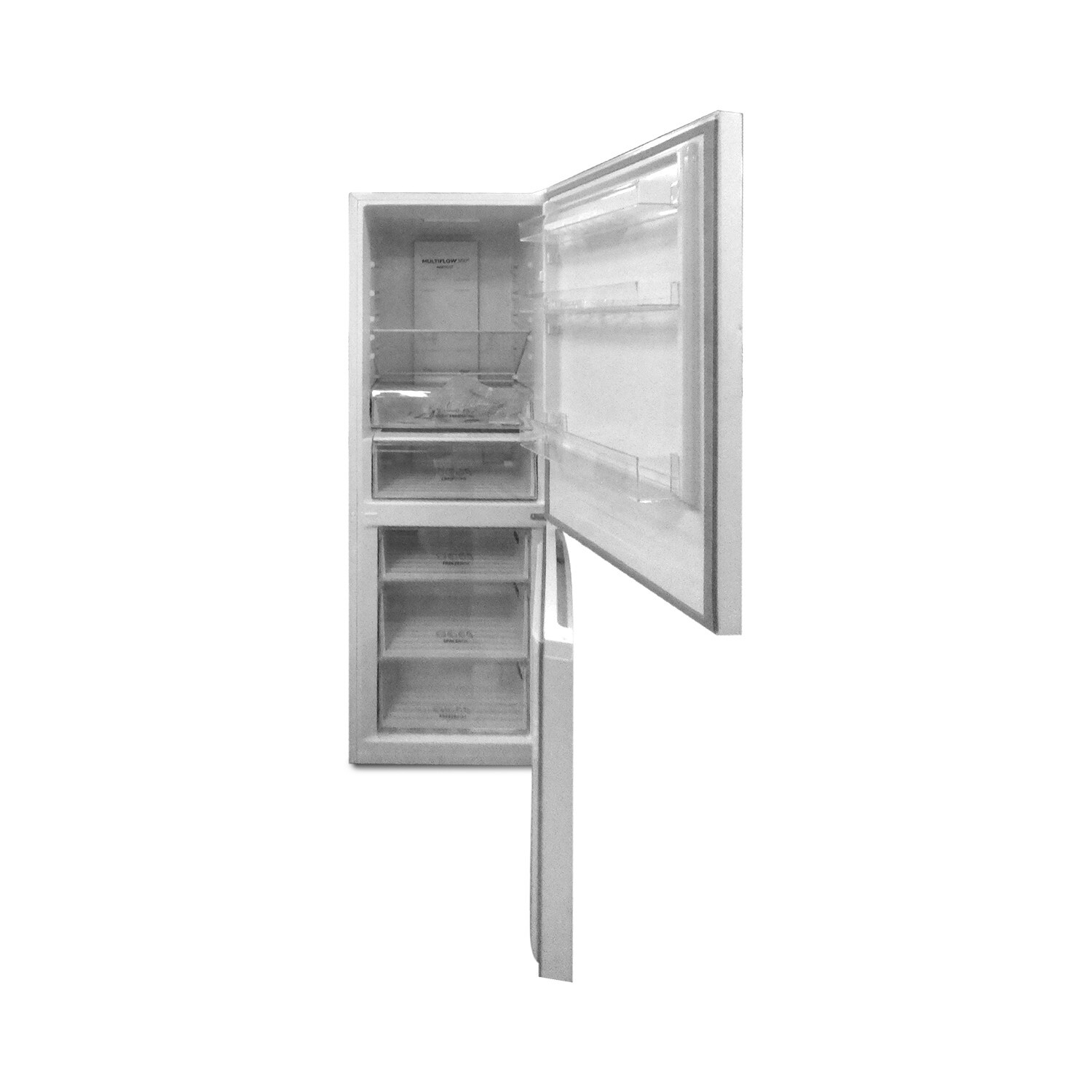 Gorenje NRK619CAW4 BE, Kombinierte Kühl-/Gefrierkombination mit 207 l Kühl- und 97 l Gefriervolumen, No Frost und ZeroZone