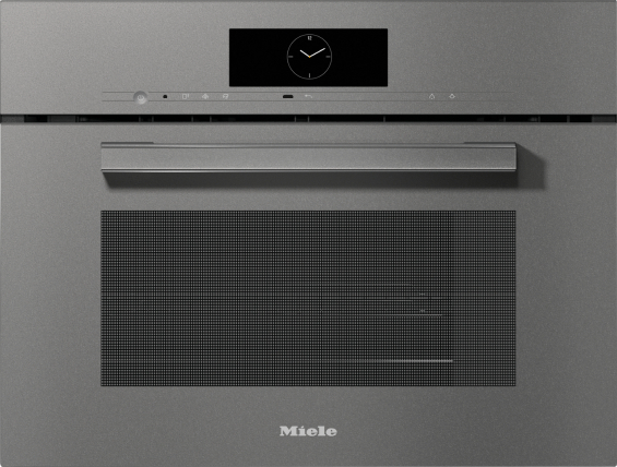 Miele DGM 7845 Dampfgarer mit Mikrowelle, Frischwasseranschluss, Menügaren, M Touch, DualSteam-Dampftechnologie, Farbe Graphit-Grau