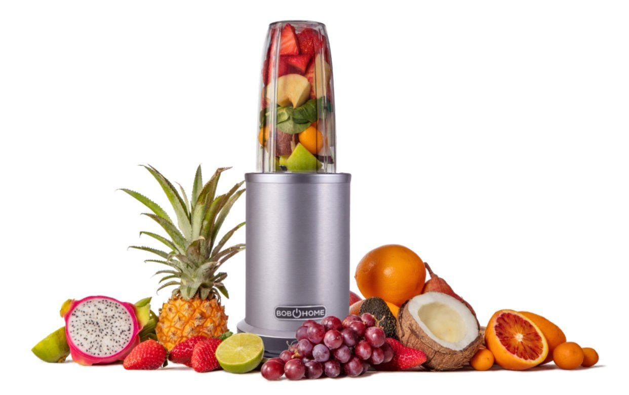 BOB HOME Nutrition Standmixer, Smart Blender, 1000W, 0,7L und 0,35L Behälter, silber Tests