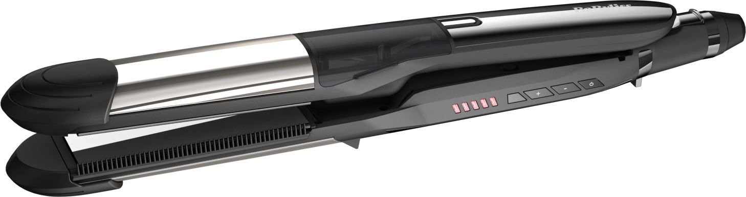 BaByliss Paris ST495E Dampf-Glätteisen Steam Pure Ionic Straight & Curl & Ionen-Technologie für seidig glattes Haar