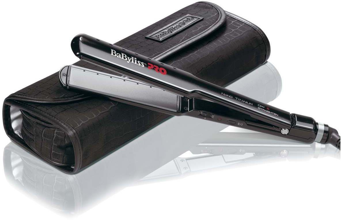 Babyliss Pro Straightener Haarglätter für trockenes Haar oder nasse Wet und Dry bab2073e Keramik-Glätteisen für seidig glattes Haar