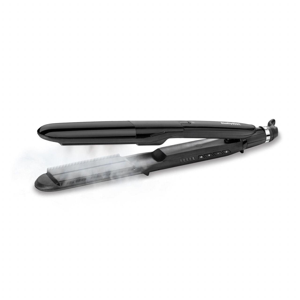 BaByliss ST492E Haarstyling-Gerät Glätteisen Dampf Schwarz 2 5 m für seidig glattes Haar