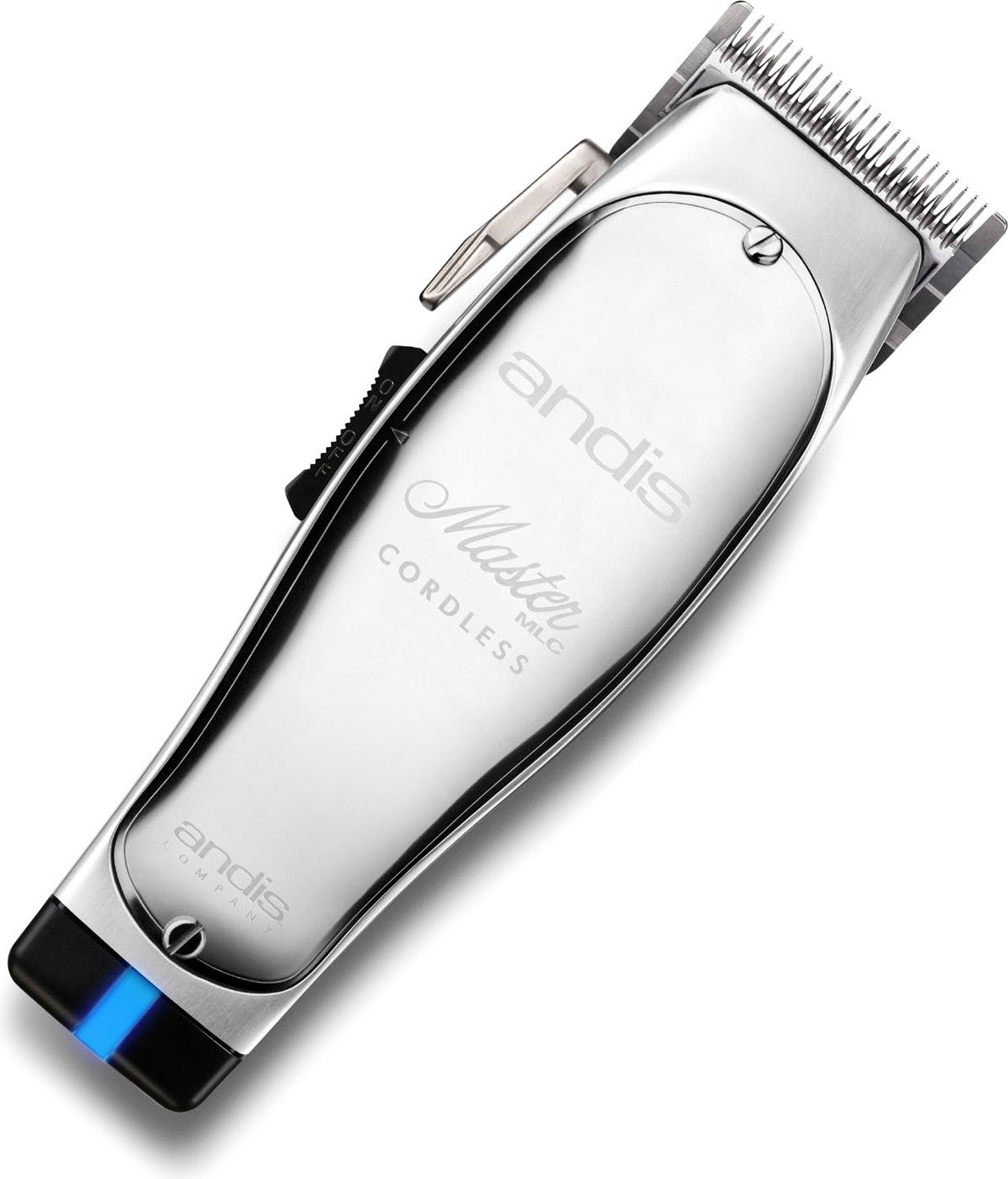 Andis Cordless Kabelloser Master, AS12480 Haarschneider 90 Minuten Akkubetrieb Karbonstahl-Klingen inkl. Ladestation