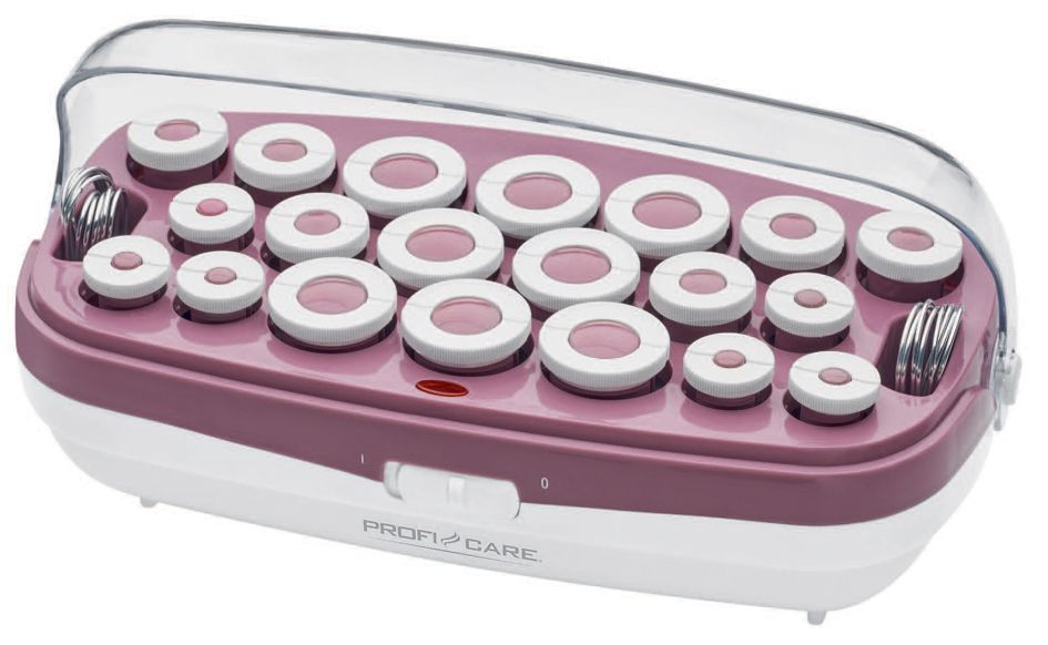 ProfiCare PC-LW 3028 Lockenwickler-Set für langanhaltende voluminöse Locken, 20 Wickler in 3 verschiedenen Größen, Ionisierungsfunktion, 350 Watt