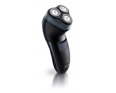 Philips HQ6925 Elektrischer Rasierapparat für Herren, Trockenrasierer, batteriebetrieben oder Netzbetrieb, 100-240 V, Schwarz