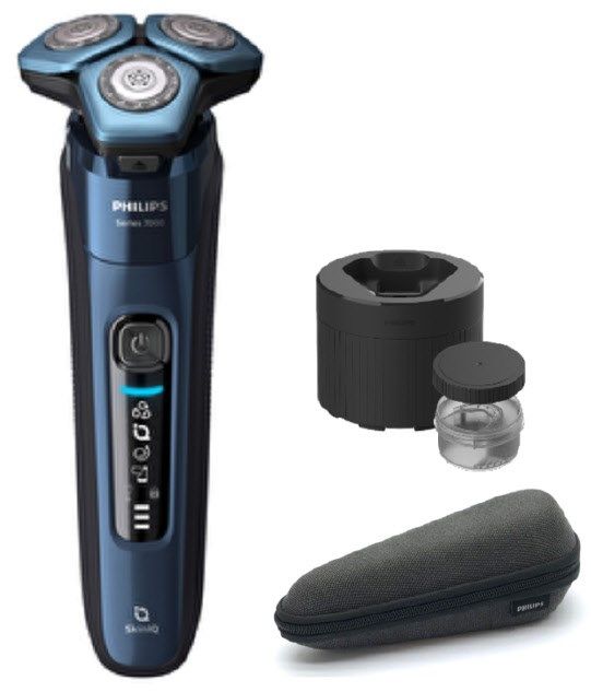 Philips Series 7000 S7782/50 Herren Rasierer Protective SkinGlide Nass- und  Trockenrasur 60 Minuten Akkubetrieb blau: Tests, Infos & Preisvergleich