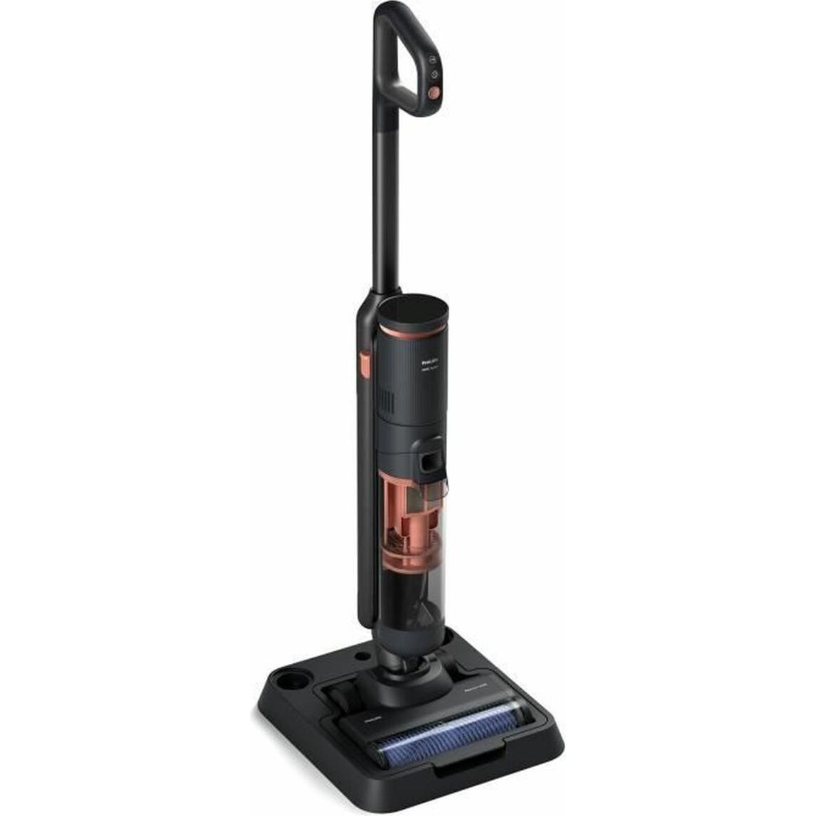 Philips XW6264/11, Beutelloser Nass- und Trockensauger in Grau mit Zyklonfiltertechnologie und 25 Minuten Akkulaufzeit