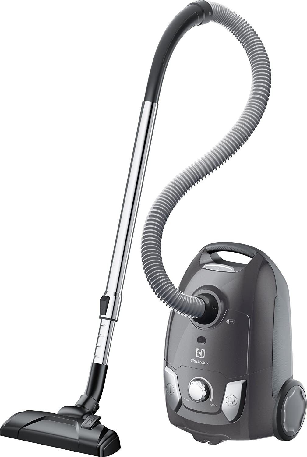 Electrolux EEG44IGM Bodenstaubsauger mit Beutel, 750 Watt, 7,5 m Aktionsgerät, grau