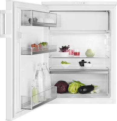 AEG RTB413E1AW Kühlschrank, freistehend, weiß, Höhe 85 cm, Energieklasse E